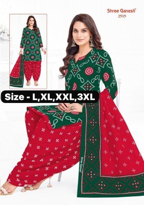 Shree Ganesh Bandhani Special Readymade Cotton Patiyala Dress readymade suit catalogs