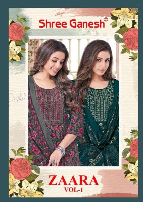 Shree Ganesh Zaara Vol 1 Nyra Cut Ready made Cotton suits catalogue wholesaler  Shree Ganesh