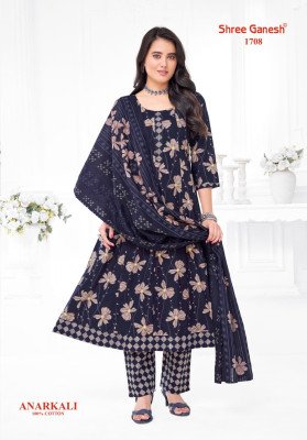 Shree Ganesh Zeenat Vol-7 Heavy Cotton Printed Anarkali Kurti Pant with Dupatta fancy Anarkali suit catalogs