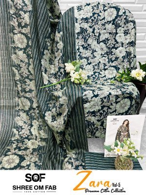 Shree Om Fab Zara Vol-5 Heavy Poplin Cotton Dress Material Collection dress material catalogs