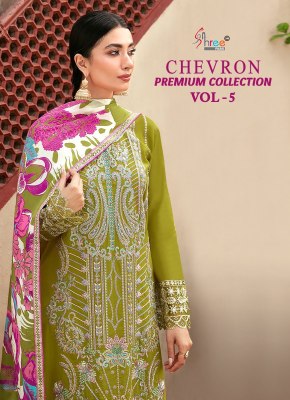 Shree fab by Chevron pure heavy reyon embroidered Pakistani suit catalogue at low rate Shree fab