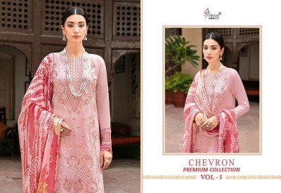 Shree fab by Chevron pure heavy reyon embroidered Pakistani suit catalogue at low rate pakistani suit catalogs