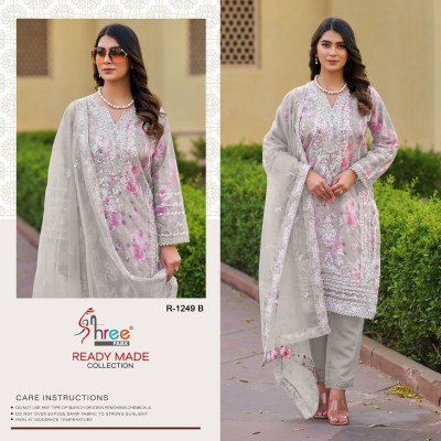 Shree fab by Designer R 1249ABCD digital printed readymade suit catalogue at low rate readymade suit catalogs
