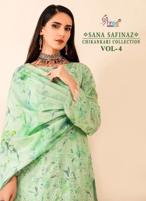 Shree fab by Sana safinaz chikankari collection vol 04 embroidered unstitched salwar kameez catalogue Shree fab