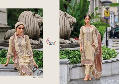 Shree fab by bin saeed lawn collection vol 10 pure cotton self embroidered pakisatani suit catalogue at low rate pakistani suit catalogs