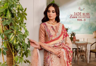 Shree fab by jade bliss lawn collection vol 5 pakistani suit catalogue pakistani suit catalogs