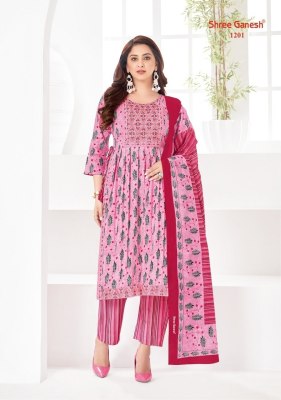 Shree ganesh by Zaara vol 2 pure nayra cut kurti pant and dupatta catalogue Shree Ganesh