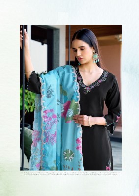 Shreelekha by Mittoo Modal Viscorse Thread work top bottom and dupatta catalogue at affordable rate readymade suit catalogs