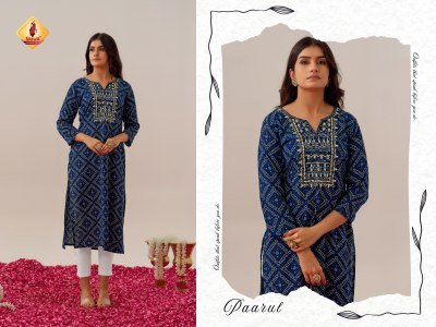 Shruti Suit Bandhej Vol 7 Evergreen Bandhani Modal Rayon Kurti with Hand Mirror And Thread Embroidery  Kurti Wholesale kurtis catalogs