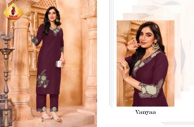 Shruti Suit Paheli Vol 12 Pure Cotton Linen Kurta with Pant Thread Embroidery Work Wholesale kurtis catalogs