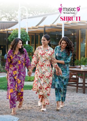 Shruti vol 1 by Mystic 9 premium printed top with bottom collection at low rate Mystic 9