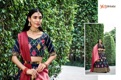 Shubhkala by brids maid New Exclusive Bridal Semi Stitched Lehenga Choli  catalogue  lehenga choli catalogs