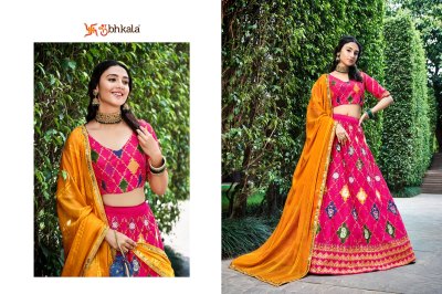 Shubhkala by brids maid New Exclusive Bridal Semi Stitched Lehenga Choli  catalogue  lehenga choli catalogs