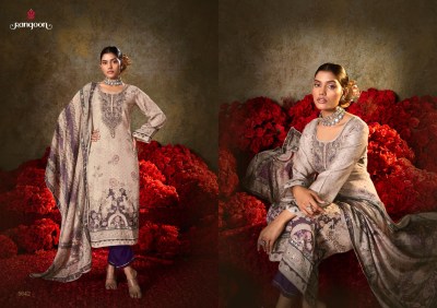 Siddhi by Rangoon Pure Muslin pure digital printed aari work top bottom and dupatta catalogue at low rate readymade suit catalogs