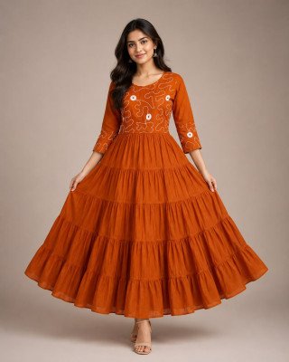 Sili Cotton Embroidery Work 1-Piece Kurti Collection wholesale catalogs