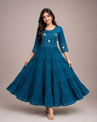 Sili Cotton Embroidery Work 1-Piece Kurti Collection kurtis catalogs