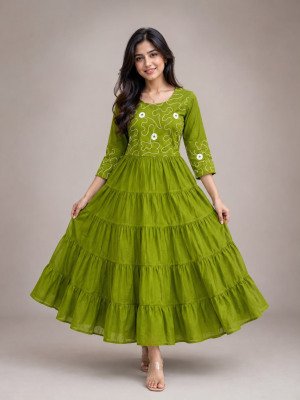 Sili Cotton Embroidery Work 1-Piece Kurti Collection kurtis catalogs