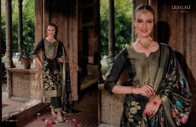 Silkyness 3 by Lily and lali organza handwork readymade suit catalogue at affordable rate readymade suit catalogs