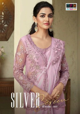Silver Screen 28007 Hits by TFH rainbow silk fancy saree with blouse catalogue at low rate Amavi