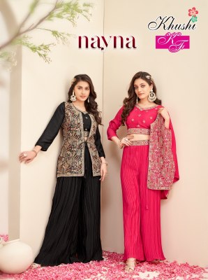 Simaya by K F designer Shrug jacket set with embroidered palazzo catalogue at affordable rate Amavi