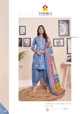 Simaya by Yashika Trends Heavy cotton printed Unstitched suit catalogue at affordable rate salwar kameez catalogs