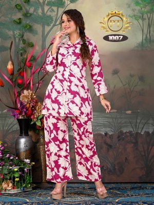 Sindoor vol 1 present reyon odp printed trendy co ord set collection at affordable rate co ord set catalogs