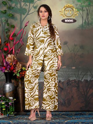 Sindoor vol 1 present reyon odp printed trendy co ord set collection at affordable rate co ord set catalogs