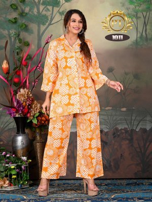 Sindoor vol 1 present reyon odp printed trendy co ord set collection at affordable rate co ord set catalogs