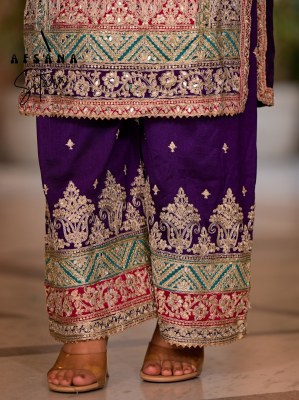 Sitara present premium silk with embroidered work readymade suit catalogue readymade suit catalogs