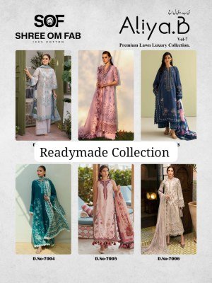 Sof Aliya B Vol 7 Readymade Karachi Suits Collection  readymade suit catalogs