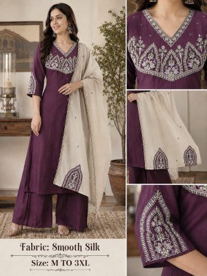 Soft Silk 3-Piece Palazzo Pair Set wholesale catalogs