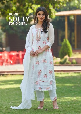 Softy by Kumb Heavy Georgette hand work Fancy Palazzo Suit collection on amavi expo Amavi