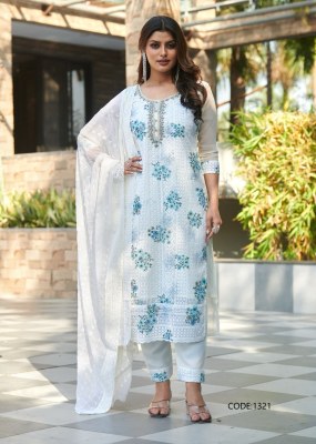 Softy by Kumb Heavy Georgette hand work Fancy Palazzo Suit collection on amavi expo readymade suit catalogs