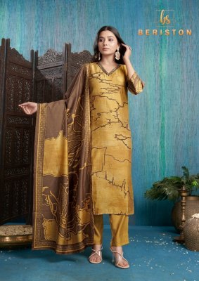Sparkle 1 by beriston pure viscose digital printed readymade suit catalogue  Amavi