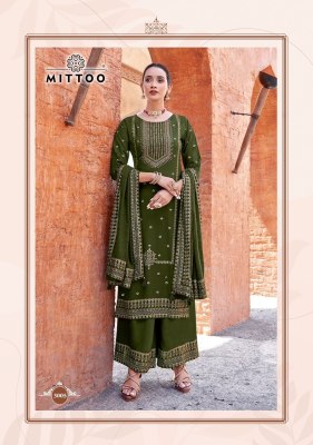 Sparsh by Mittoo Reyon  printed fancy Kurti Palazzo and Dupatta catalogue at affordable rate readymade suit catalogs