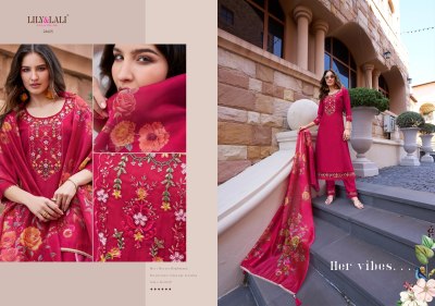 Srivalli vol 2 by Lily and lali fancy flair long kurti pant and dupatta catalogue  readymade suit catalogs