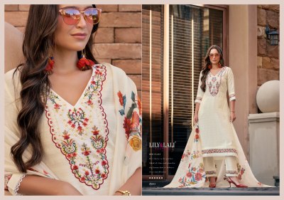 Srivalli vol 2 by Lily and lali fancy flair long kurti pant and dupatta catalogue  readymade suit catalogs