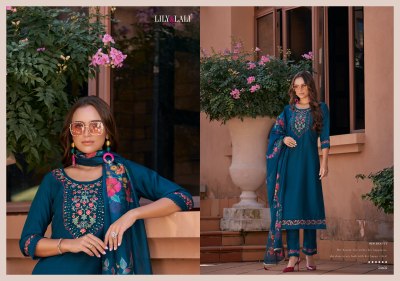 Srivalli vol 2 by Lily and lali fancy flair long kurti pant and dupatta catalogue  readymade suit catalogs