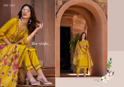 Srivalli vol 2 by Lily and lali fancy flair long kurti pant and dupatta catalogue  readymade suit catalogs