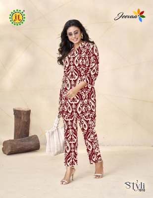 Styli vol 1 by JT Pure Cotton Printed trendy Kurta with pant catalogue at affordable rate co ord set catalogs