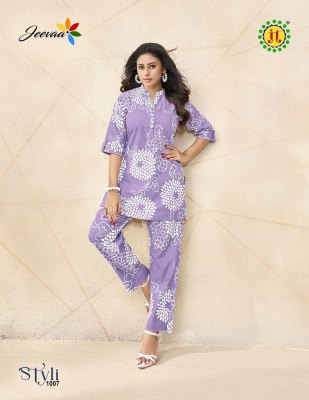 Styli vol 1 by JT Pure Cotton Printed trendy Kurta with pant catalogue at affordable rate co ord set catalogs