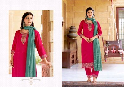 Subhash Dhara Premium Roman Silk Suit Pant Set with Chanderi Embroidered Dupatta Wholesale kurtis catalogs
