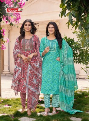 Suchi vol 3 by Navkar cotton cambric printed readymade suit catalogue at affordable rate readymade suit catalogs
