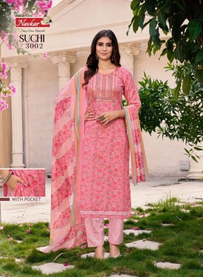 Suchi vol 3 by Navkar cotton cambric printed readymade suit catalogue at affordable rate readymade suit catalogs