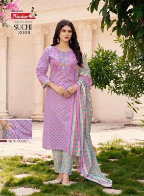 Suchi vol 3 by Navkar cotton cambric printed readymade suit catalogue at affordable rate readymade suit catalogs