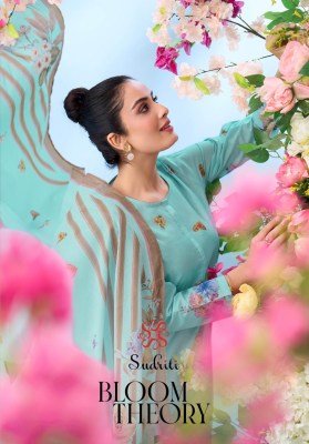 Sudriti Bloom Theory Pure Cotton Lawn Digital Print Dress Material Collection 