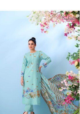 Sudriti Bloom Theory Pure Cotton Lawn Digital Print Dress Material Collection dress material catalogs
