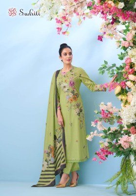 Sudriti Bloom Theory Pure Cotton Lawn Digital Print Dress Material Collection dress material catalogs