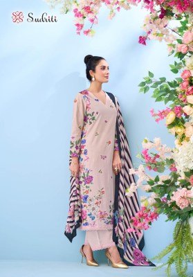 Sudriti Bloom Theory Pure Cotton Lawn Digital Print Dress Material Collection dress material catalogs