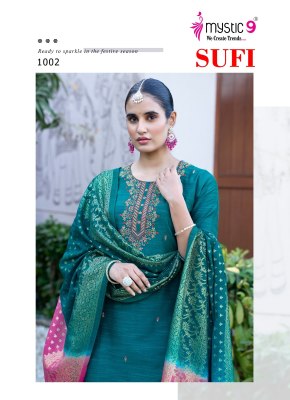 Sufi vol 1 by Mystic 9 Premium quality printed readymade suit catalogue at affordable rate readymade suit catalogs